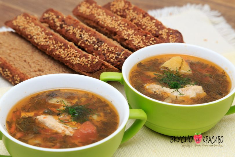 Праздничный суп из печи