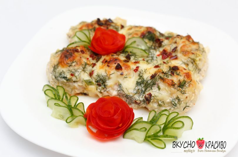 Рубленные куриные тефтели.