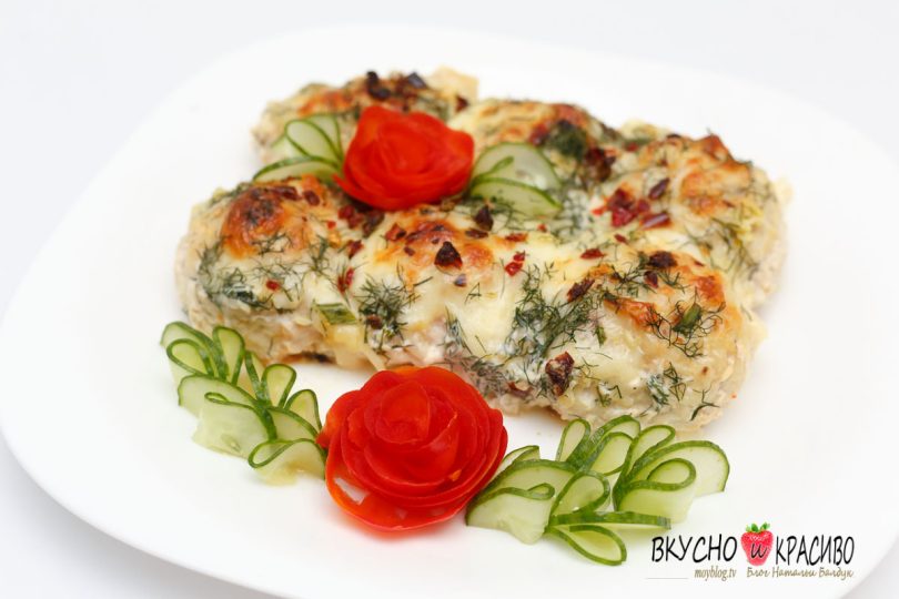 Рубленные куриные тефтели.