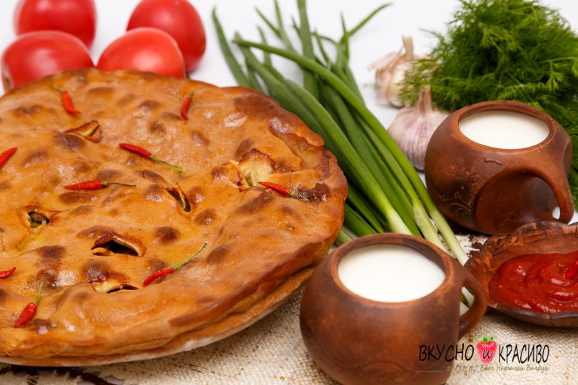 Осетинский мясной пирог.