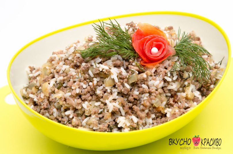 Мясная начинка для блинов.