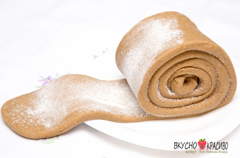 Пряничное козулье тесто.