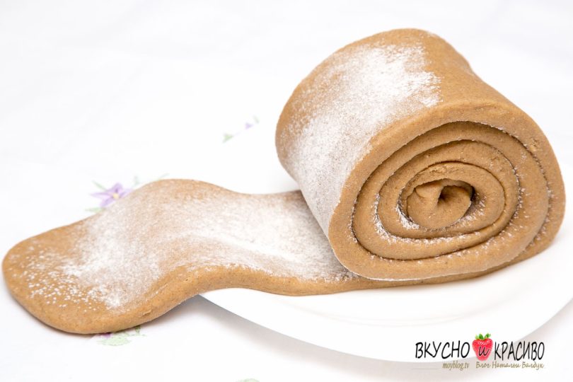 Пряничное козулье тесто.