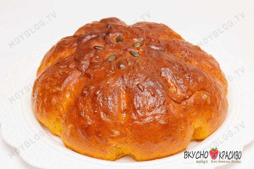 Домашний хлеб из тыквы.